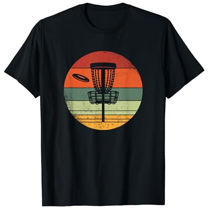 Discgolf Vintage Flugscheibe Frisbee Retro Discgolfer T-Shirt