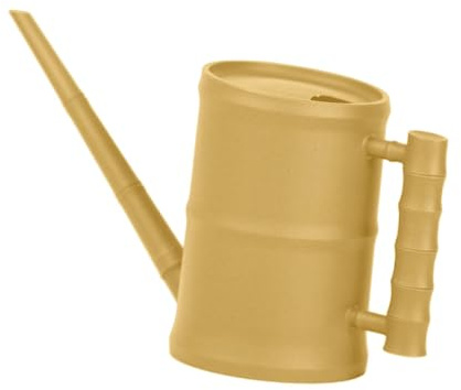 Gralara Annaffiatoio da 1,6 Litri in PP per Piante, Strumento da Giardinaggio Alto 7 Pollici con ugello Lungo per Fiori da Giardino Funzionale, Abbronzatura