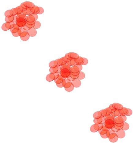 VICASKY 400stücke Transparente Bingo Chips Zählmarker Für Mathematik Und Bildung Kleine Farbige Spielsteine Für Lernspiele Und Aktivitäten Zum Zählen Und Gruppieren
