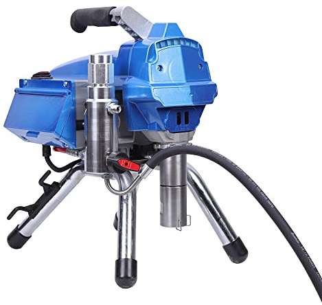 3000W 220V 3000PSI Elektronische Druckregelmaschine Airless Spritzmaschine aus Edelstahl Bürstenloser Motor Abnehmbar Pumpenkörper Geeignet für Farbe, Latexfarbe, Bodenfarbe