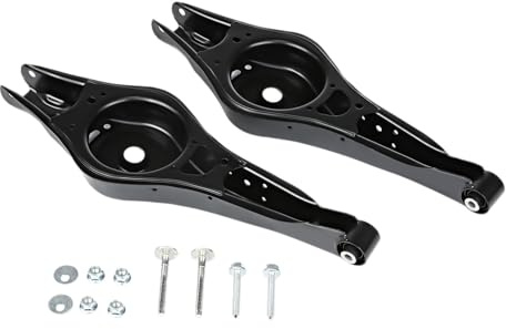 ISINEVER 2x Querlenker Hinten Unten links & rechts Kompatibel mit Audi A3 8P1 für Seat Leon 1P1 für Skoda Octavia II 1Z3 für VW Golf V VI 1K0506311S, 1K0505311T