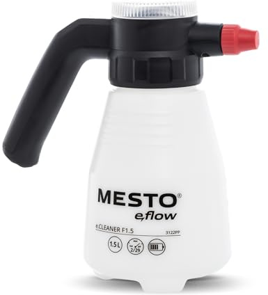 e.CLEANER F1.5 - Pulverizador a presión con batería, 1,5 L, juntas FPM, cable de carga USB-C