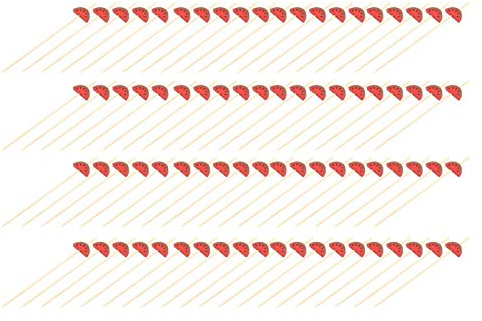 Abaodam 100 Pièces Brochettes Décoratives pour Fruits et Gâteaux Picks Idéaux pour Cocktails et Décoration Pratique et