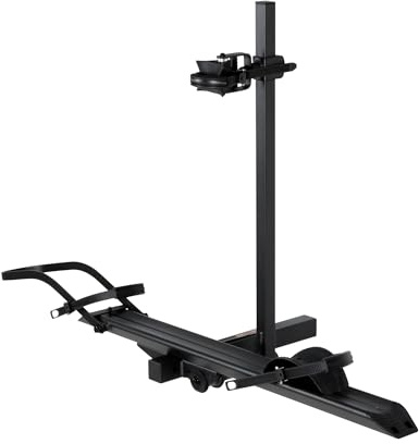 Young 100LBS. Capacity Aluminum 1-Ebike Rack for Bicycles and Electric Bikes, fits Car SUV Van RV and Trailer with 2 Receiver, Fits up to 5 Fat Tire Width and 50 Wheelbase