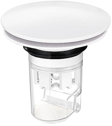 Bathroom Sink Stopper Basin Sink Plug ABS+PC+silicone Plug Fitting For Washbasin Kitchen Bathroom Sinks Comapct Size Upgraded Bathtub Chock Adjustable PopUp Basin Replacement Drain Stopper Bathtub