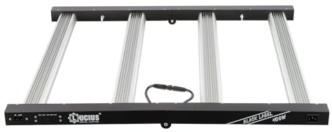 LUCIUS - Lampe LED 400W 2.9 - Culture en intérieur 80 x 80 cm, Croissance/Floraison, Intensité réglable, Serres et plantes d’intérieur, légumes et fleurs, Basse température