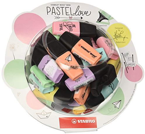 STABILO BOSS MINI Pastellove 50er Bonbonglas