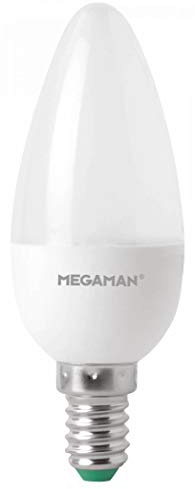10 X Megaman 142250 5 Watt Dimmable SES LED Candle Cool White