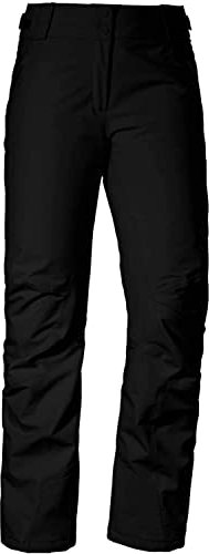Schöffel Damen Ski Pants Alp Nova, wind- und wasserdichte Skihose, bequeme und atmungsaktive Schneehose mit Schneefang, black, 21