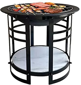 Table barbecue Table de support de Barbecue intérieur extérieur feu de carbone chauffage poêle à thé bassin de feu Barbecue poêle Table poêle à charbon cheminée Pour barbecue extérieur ( Size : L )