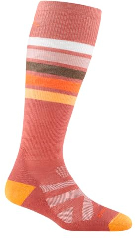 Darn Tough Vermont Womens Snowburst OTC Midweight with Cushion Canyon Medium