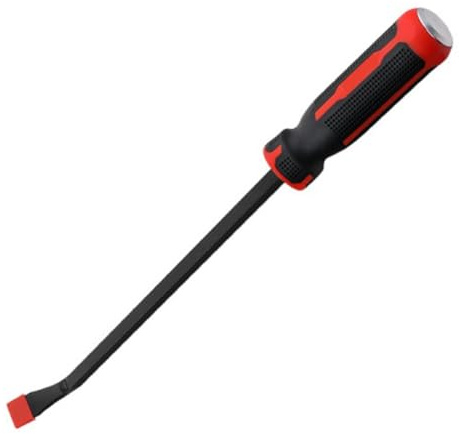 iFutniew Multi-Function Long Pry Bar Tire Heavy Duty Crowbar Strike Cap Nail Puller Car Repair CV-R Removal Hand Tools Easy to Use 12 Inch