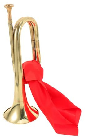 TEMPNAP Professionelles Blechblasinstrument Aus Goldlegiertem Material Tragbare Bugle Für Anfänger Geeignet Für Musikschüler Und Junge Musiker Für Schulband Und Freizeitmusik