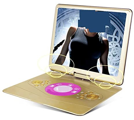 HD LED 14 Screen 20 Inch DVD EVD Player Super Slim Game Home Portable Moving 3D Disc Video Machine Speaker TV