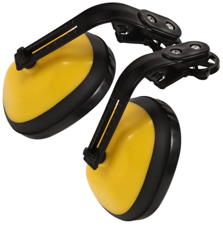 Anneome Cuffie Antirumore per Casco da Lavoro Regolabili Protezione Acustica Industriale Leggera e Confortevole Isolamento Acustico Elevato per Cantieri e Ambienti Rumorosi