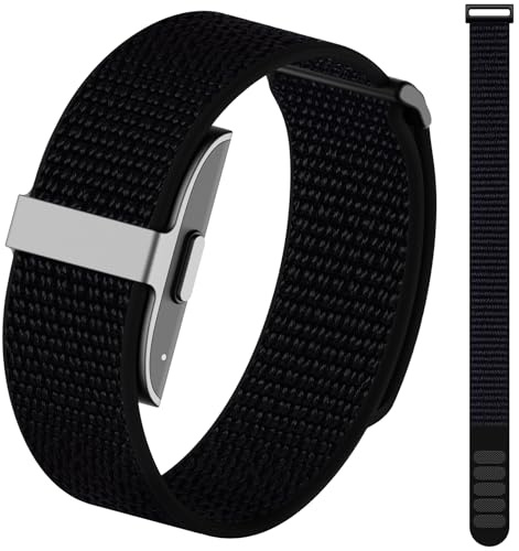 Compatible with Hume Band Replacement Strap 1.0 Nylon Loop Sport Bands | Soft Breathable Adjustable Wrist Band for Hume Health Band 1.0 Wristband for Women Men Fits Workouts Sleeping Daily