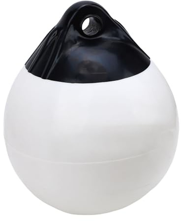 Holigie Boat Fenders For Docking, PVC Inflatable Round Buoy Bumper Ball for Docking and Mooring Yachts, Ships and Sailboats