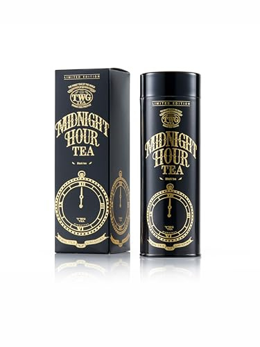 TWG Tea | Midnight Hour Tea | Schwarzer Tee | Zitronengras und Tropische Früchte | Haute Couture Dose, 100G | Geschenkset