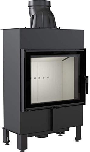 Kamineinsatz Stahl Kratki Lucy Slim 8kW Ø160 Kamin Ofen Heizeinsatz BImSchV2 HKI