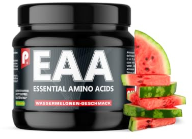 Prosport EAA Pulver Wassermelone – 450g Dose – alle 8 Essentielle Aminosäuren + BCAA 2:1:1 – Vegan, Zuckerfrei, Glutenfrei – Für Muskelaufbau, Regeneration & Training