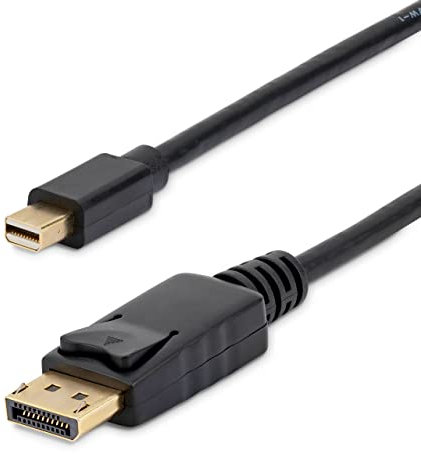 StarTech.com 6ft Mini DisplayPort to DisplayPort 1.2 Cable - 10 Pack - 4Kx2K UHD Mini DisplayPort to DisplayPort Adapter - Mini DP to DP Cable for Monitor - mDP to DP Converter Cord (MDP2DPMM610PK)