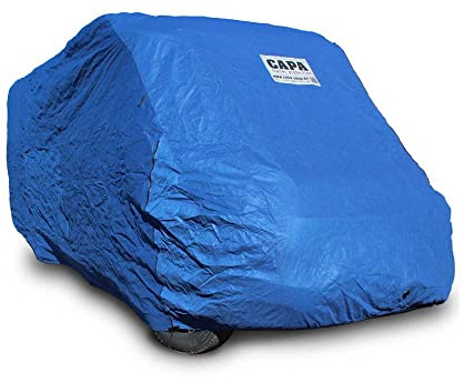 CAPA® Schutzhaube Wohnmobil teilintegriert 720–770 cm | Abdeckplane Wohnmobil Outdoor Garage | dunkelblau | atmungsaktiv, wasserabweisend & UV-beständig | CAPAtex®