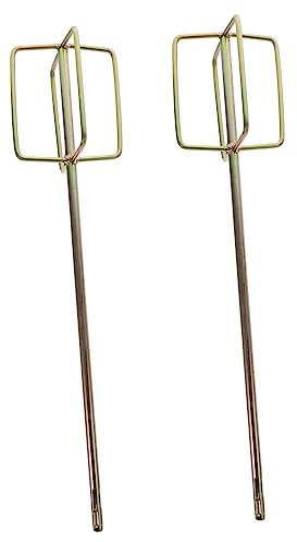 SEWOART Taladro mezclador 2 piezas varilla de agitación eléctrica mezclador de cemento lechada batidora de mano portátil taladro eléctrico accesorio paleta herramientas de hormigón accesorios bling