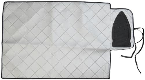 infactory Bügelmatte: Magnetische Bügeldecke, 68 x 48 cm, hitzeabweisend, mit Silikonauflage (Bügeldecke Dampfbügeleisen, Dampf-Bügeldecken, Bügeleisen)