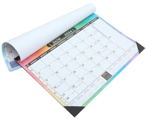 SEWACC Hängekalender 2024–2025 Ganzjahresansicht Wandkalender Für Zuhause Und Büro Monatskalender Countdown