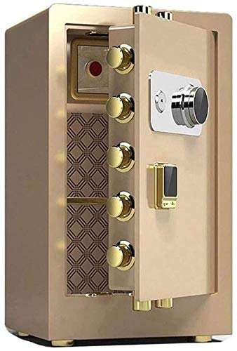strongbox Strongbox Fireproof Waterproof Safe Safes Home And Lock Boxes Large Fireproof Home/Company Office Safety Cabinet Mechanical Safety Storage Box 40Cm/45Cm/60Cm For Home Office Gun Cash Use
