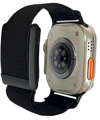 Zeeflufun för Whoop Apple Watch komboband – stretchig nylon hybridrem för Whoop 4.0-band, andas och är bekväm, combo 49/46/45/44/42mm(series 3/2/1), Ingen ädelsten