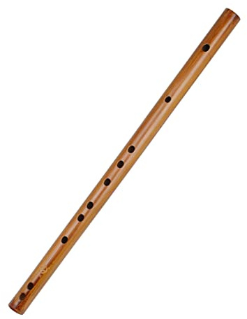 ibasenice Holzflöte Praktische Fein zu Kleine Leicht Spielen Gearbeitet mit Aufbewahrungsbeutel als Musikinstrument für Anfänger für Unterwegs