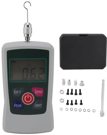 Tragbarer Kraftmesser, Digitales Push-Pull-Gauge Mini Multifunktional Tester Messgerät 2N-20N, Genauigkeitssensor, Aluminiumlegierungsmaterial, Leicht zu Transportiertes