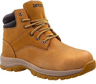 Arco ST0124 Men's Honey S1P Safety Boots (Brown, UK Footwear Size System, Adult, Men, Numeric, Medium, 8)