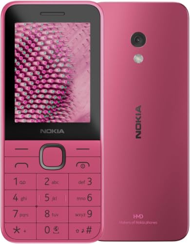 Nokia 225 Smartphone, Rosa, Dual SIM, 2,4 Zoll | 4G