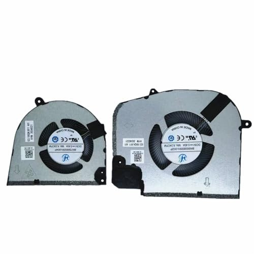 Ventilateur de refroidissement for processeur et carte graphique for ordinateur portable 16 Plus 7620 16 7620 GTX3050 Series FP66 FP67 0Y2TW6 0N49HW BN9508S5H-(PAIR)