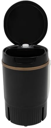 Tragbare Waschmaschine, Toploader Miniwaschmaschine (1 Kammer) 260 W, 4.5L mit Schleudern mit Abtropfkorb Mini Waschmaschine, für Camping, Reise Unterwäsche (schwarz)
