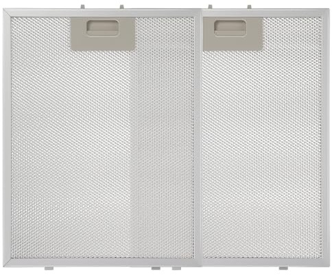 TOYZFRIENDY Filtros para Campana Extractora 2 Unidades 260×320×9 MM Malla Metálica Antigrasa de 3 Capas Repuesto Compatible para Ventilación de Cocina y Extractor de Campana