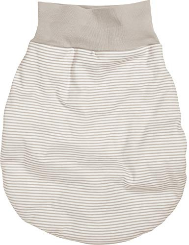 Schnizler Unisex Baby Strampelsack Ringel 800712, 2 - Natur, Einheitsgröße