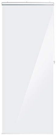 Relaxdays Cortina Enrollable Ducha Cadena, Estor Bañera, Repele el Agua, Antisalpicaduras, Varios Tamaños, Transparente