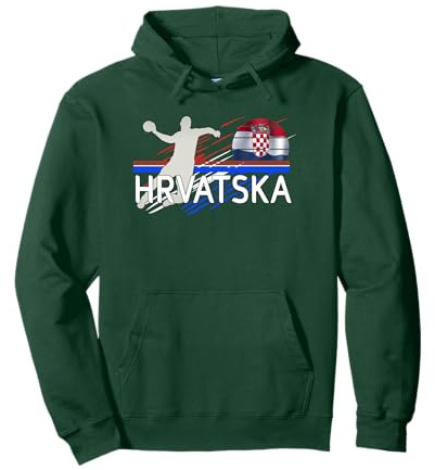 Handball Hrvatska Kroatien Rukomet Pullover Hoodie
