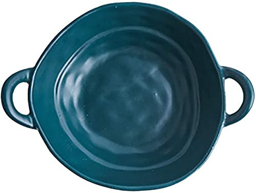 ciotole cucina ciotola per impastare ciotola ramen insalatiera plastica ZHANGZONG Insalatiera con manico Insalatiera in ceramica Ciotola per zuppa Ciotola da portata Ciotola per noodle (colore casuale