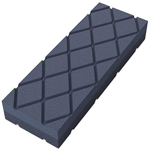 Barabesty Pietra per Spianare Grande- Pietra per Affilare Un Grana Grossa Doppia/Grossa Pietra per Appiattire- Scanalature Diamantate Fissatore per Pietra per Affilare