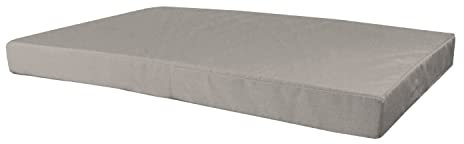 MyVorrei Sitz- oder Rückenkissen für Sessel für den Außenbereich und Garten, 80 x 120 cm, Dicke 10 cm, abnehmbarer Bezug mit Reißverschluss, Bezug 100 % Polyester
