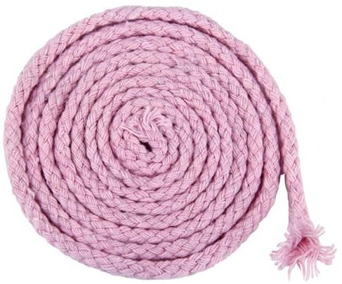 KEOJI 20 Meter/los 5mm Baumwolle Seil Schnüre Handwerk Dekorative Twisted Thread DIY Handgemachte Handwerk Zubehör Dekoration Schnur Großhandel-08-Hellrosa