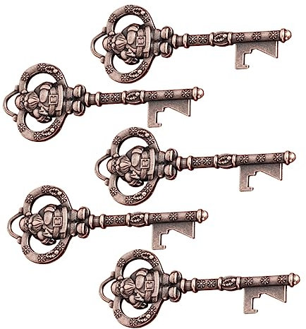 BESTonZON 5pezzi Apribottiglie Chiave Apribottiglie Multiuso Design Retrò Vintage Facile Da Usare Decorazione Pratica