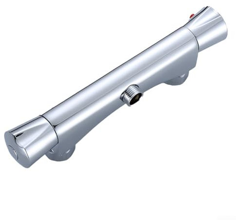 Thermostat Shower Faucet, Brass Thermostat Temperature Controlled Mixing Valve, For Water Flow Control, for Bathroom(Faucet)