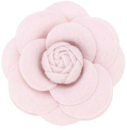 CAPASTEC Blombroscher för kvinnor, kamelia falsk ull, eleganta nålar för kläder, klänning, skjorta, slips och hattdekor, dekorativt tillbehör, 1 st