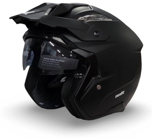 Casco Trial Unik Link DV Negro Mate Talla XL