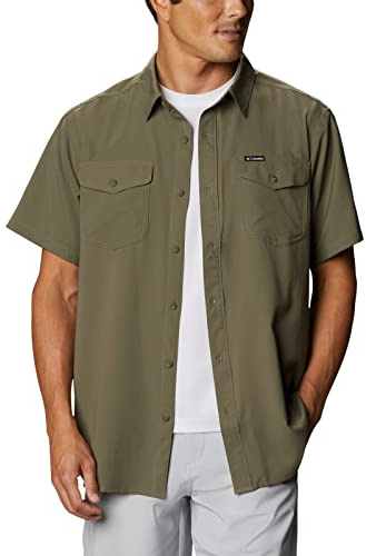 Columbia Utilizer II Solid Short Sleeve Shirt, Camicia Sportiva A Maniche Corte Uomo
